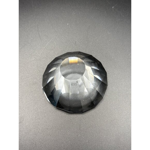 Faceted Crystal Paperweight Display Gemstone 2.5" Diameter 1.25 High - Picture 4 of 7
